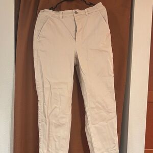 Everlane Women's Light Beige Cropped Jeans